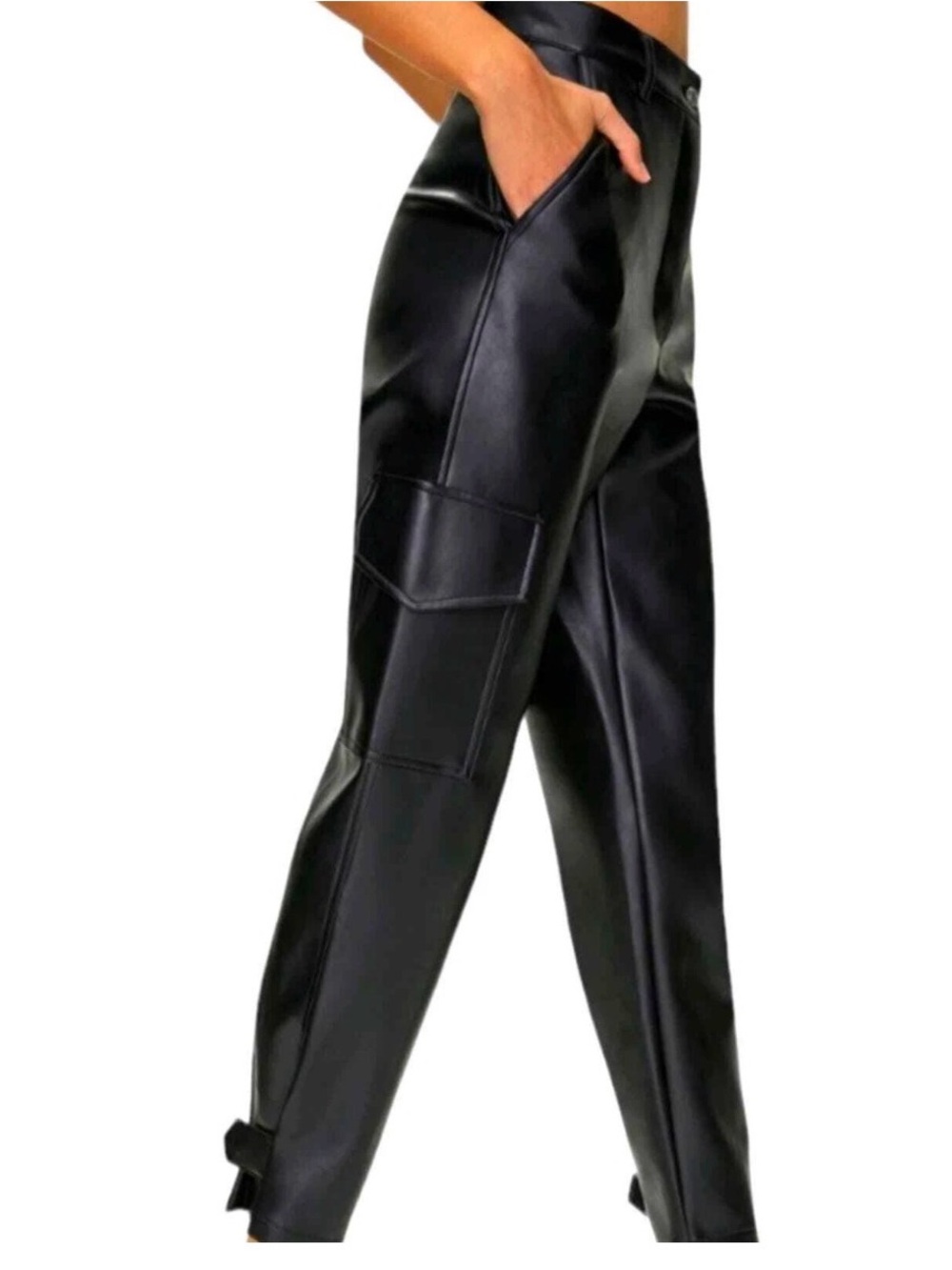 Wilfred Free Aritzia The Modern Vegan Leather Cargo Pant